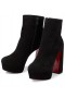 Christian Louboutin Movida 130mm de Camurça no Tornozelo BootsChristian Sapatos Louboutin