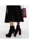 Christian Louboutin Movida 130mm de Camurça no Tornozelo BootsChristian Sapatos Louboutin