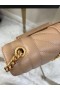 Saint Laurent Pequeno Envelope Saco Bege Couro Grained Saint Laurent Sacos