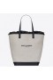 Saint Laurent Teddy Saco De Compras Tela De Linho Saint Laurent Sacos