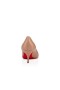 Christian Louboutin Bombas de Kate 55 mm Nude de Couro