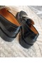 Dior Código Loafer Escovado Pelica Preto