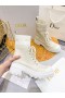 Dior Principal D A Ankle Boot De Tecido De Pelica Bege