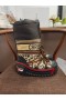 Dior Snow Ankle Boot Marrom Oblíqua Nylon Brilhante