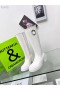 Dior Símbolo De Inicialização Branca Macia Pelica