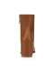Christian Louboutin Cl Zip Espólio De 70 Mm Baixo Botas De Couro De Bezerro Cuoio Sapatos Christian Louboutin