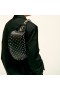 Christian Louboutin Le 54 Cadeia De Saco De Couro De Nappa E Spikes Preto