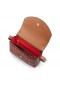 Christian Louboutin Loubi54 Crossbody Saco Do Jacaré Em Relevo Couro De Bezerro Mogno