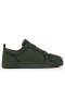 Christian Louboutin Louis Junior Picos De Tênis Veau De Veludo Tennessee Verde
