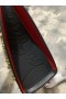 Christian Louboutin Paloma Médio Superior Saco do Punho Bezerro de Ouro e Picos de Loubinthesky Preto