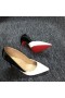 Christian Louboutin Estiletes Bombas De Dois Tons De Couro Napa Preto Branco