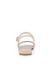 Christian Louboutin Doce Jane Sandálias de Couro Nappa Leche CL Sapatos