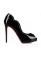 Christian Louboutin Gostosa Alta De 120 Mm Bombas De Couro Envernizado Preto Sapatos Christian Louboutin