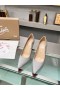 Christian Louboutin Gostosa Bombas de 100mm Brilhavam de Couro de Bezerro de Prata CL Sapatos