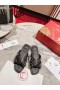 Christian Louboutin Perder Spika Clube Mulas Couro Napa Preto Sapatos Christian Louboutin