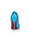 Christian Louboutin Miss Z 100 Mm Bombas De Laminado De Couro De Bezerro Acqua