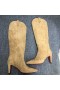 Christian Louboutin Santia Botta 85 Mm Botas De Veau De Veludo Lionne Christian Louboutin Botas