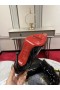 Christian Louboutin Desportivo Kate Ankle Boots 85mm Patente de Couro Preto