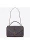 Saint Laurent Grande Cinza Faculdade Saco De Ombro Saint Laurent Sacos