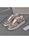 Jimmy Choo Havaí F Top Baixa Tênis Prata Laranja