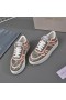 Jimmy Choo Havaí F Top Baixa Tênis Prata Laranja