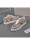 Jimmy Choo Havaí F Top Baixa Tênis Prata Laranja