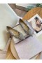 Jimmy Choo Love Glitter Tecido Apartamentos De Cristal Cadeia