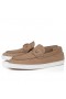 Christian Louboutin Chambeliboat Sapatos De Barco Invertido Couro Nobuck Lionne Sapatos Christian Louboutin