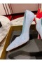 Christian Louboutin Condora Bombas de 85mm de Couro Camurça Azul CL Sapatos