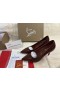 Christian Louboutin Kate 85 mm Bombas de Jacaré em Relevo Couro de Bezerro Mogno