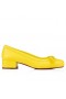 Christian Louboutin Mamaflirt 30 Mm Bailarinas Couro Napa Amarela Rainha CL Sapatos