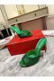 Christian Louboutin Me Dolly Strass Bombas de 100 mm de Camurça Strass Embelezado Verde