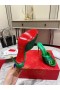 Christian Louboutin Me Dolly Strass Bombas de 100 mm de Camurça Strass Embelezado Verde