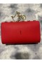 Christian Louboutin Paloma Picos De Couro Enfeitados De Embreagem Saco Vermelho De Christian Louboutin