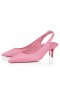 Christian Louboutin Desportivo Kate Funda 55 Mm Estilingue de Volta Bombas de Couro Nappa Calipso CL Sapatos