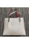 Christian Louboutin Cabarock Cliente Tote Crocodilo Pelica Branca Christian Louboutin Sacos