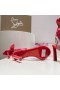 Christian Louboutin Alyah Sandálias 85mm PVC Iridescente de Couro cor-de-Rosa