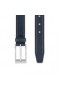 Christian Louboutin Bizzbelt Cinto de 30mm de Grãos de Couro de Bezerro Azul Marinho CL Cintos