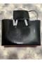 Christian Louboutin Cabata Sacola De Couro Preto Brilhante