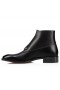 Christian Louboutin Chambelimonk Bota De Couro De Bezerro Preto Christian Louboutin Botas