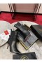 Christian Louboutin Cl Chelsea Tornozelo Botas de 100mm de Couro Preto CL Sapatos