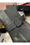 Christian Louboutin Cl Chelsea Tornozelo Botas de 100mm de Couro Preto CL Sapatos