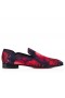 Christian Louboutin Dandy Garota W Sapatos Rosas Impresso Crepe Cetim Multicolor