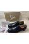 Christian Louboutin Davisol Confrontos De Couro De Bezerro Preto Sapatos Christian Louboutin