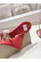 Christian Louboutin Ginko Menina 85mm Sandálias de Tiras de Couro envernizado cor-de-Rosa