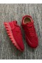 Christian Louboutin Loubishark Tênis De Camurça, De Couro Vermelho