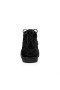 Christian Louboutin Louis De Alta-Top Tênis De Veludo Rio De Couro De Bezerro Preto Sapatos Christian Louboutin