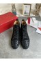 Christian Louboutin Louis Orlato Picos de Alta-top Tênis de Camurça Preto