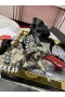 Christian Louboutin Mechante Reine Bombas de 100mm de Spike Tecido de PVC Preto