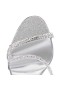 Christian Louboutin Rosalie Strass 100 Mm Sandálias De Camurça E Strass Prata
